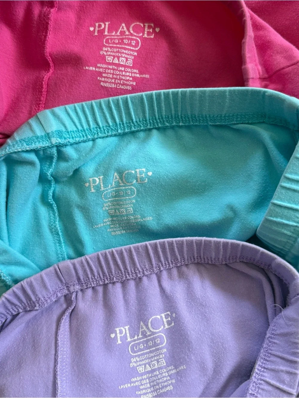 Lot of 3 The Children’s Place Cartwheel Shorts Girls Size 10